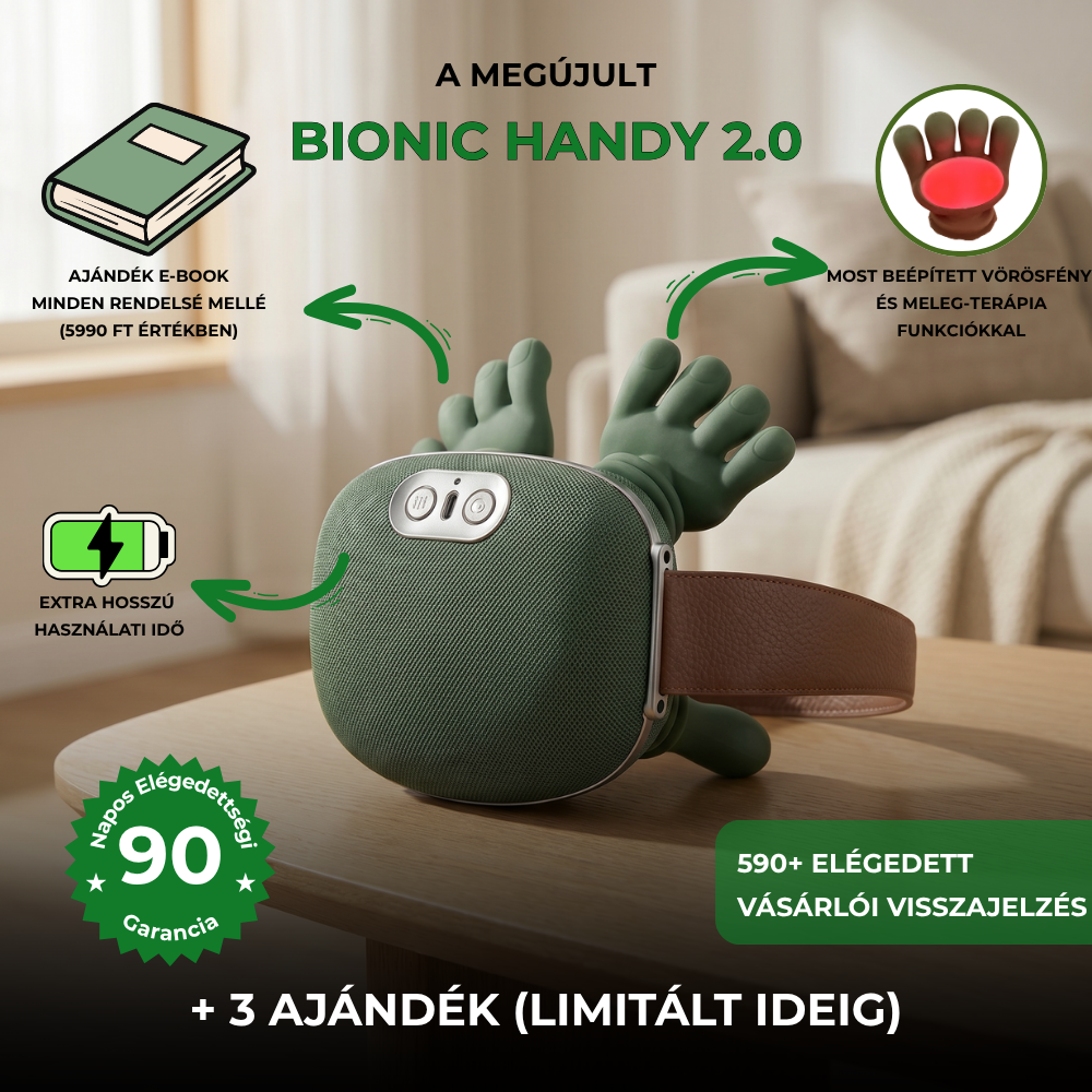 Bionic Handy 2.0 - Újgenerációs Bionikus maszírozó